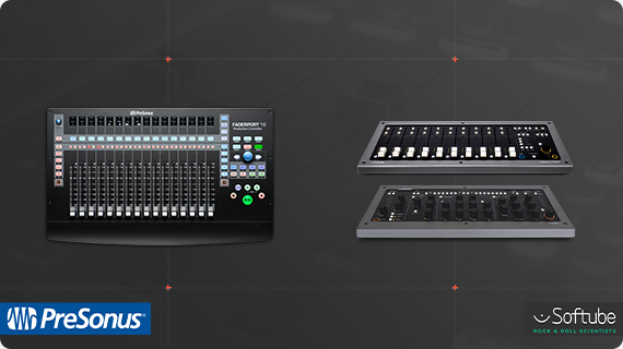 Pomoc techniczna dla Softube Console 1 & PreSonus Faderport