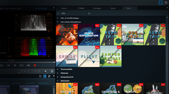 New Media Pool and in-app store New Media Pool and in-app store