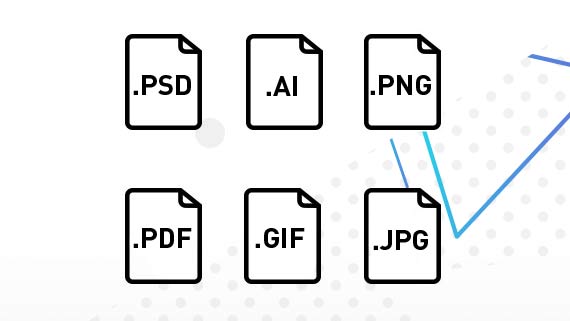 Select file formats freely Select file formats freely
