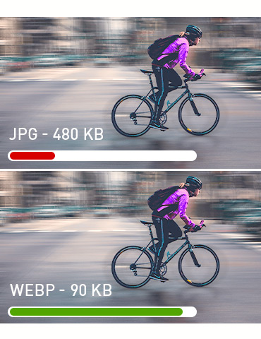 WebP import & export