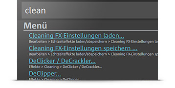 Intelligente Suchfunktion
