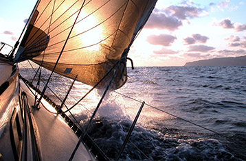 Geen wind - met een druk op de knop