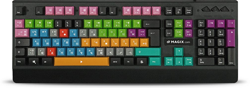 Die Tastatur für Ihr Videostudio Die Tastatur für Ihr Videostudio