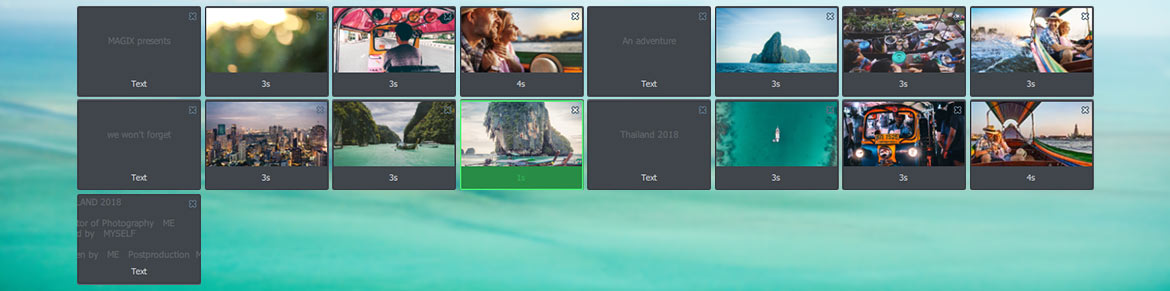 NEW! Automatic editing templates NEW! Automatic editing templates