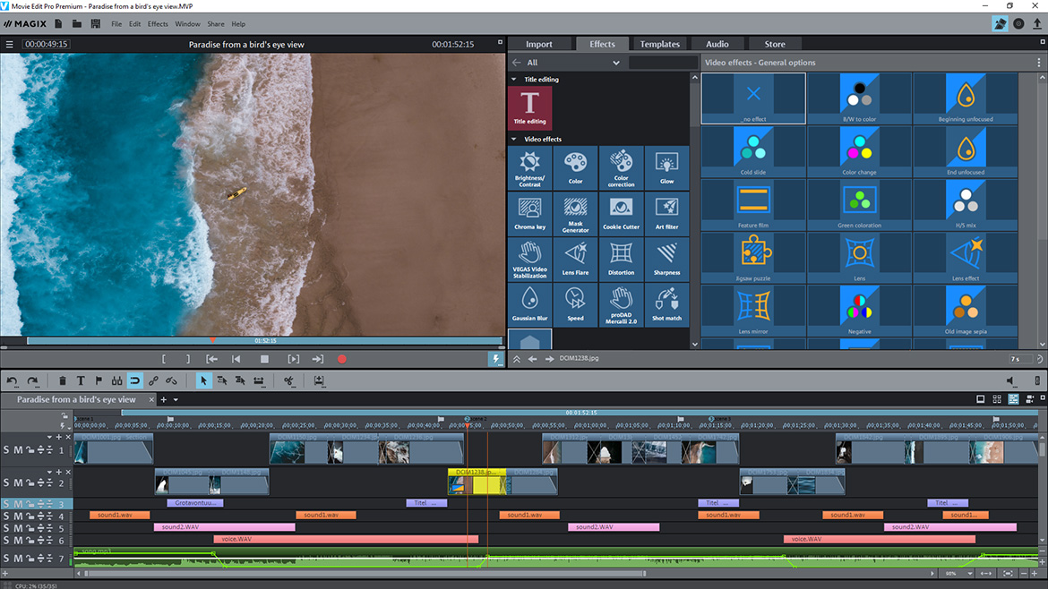 New, fast editing tools