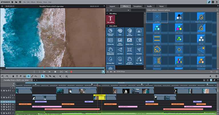 New, fast editing tools