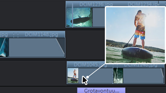 Video editing with real-time preview