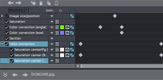 Keyframes à l'image près