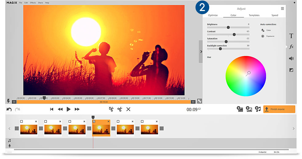 MAGIX Video easy – Make a video