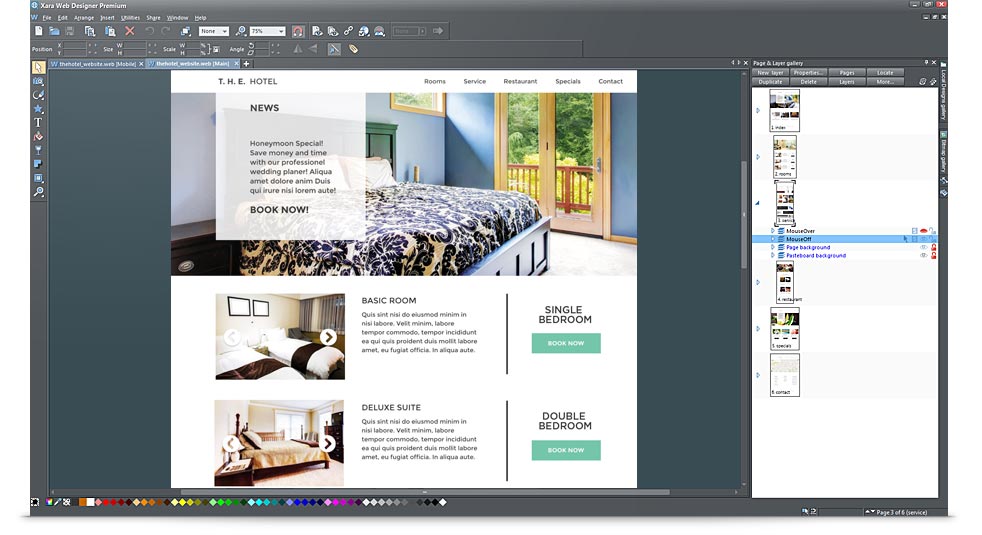Web Designer Premium Screen Web Designer Premium Screen