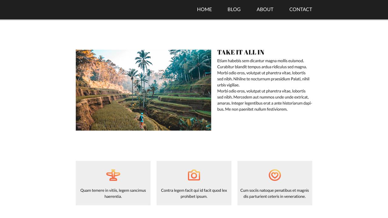 Parallax-Scrolling