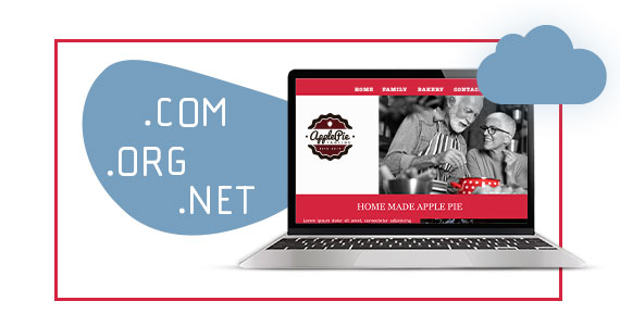 Includes hosting & your own domain Includes hosting & your own domain