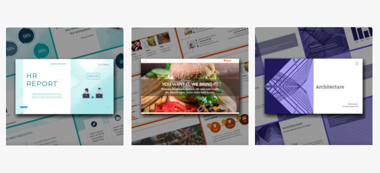 125+ presentations