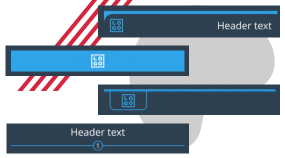 Automatic header designs - example 1