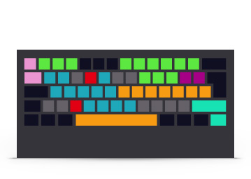 Farbige Hotkeys