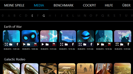 Gameplay teilen