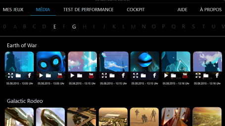 Partage du jeu