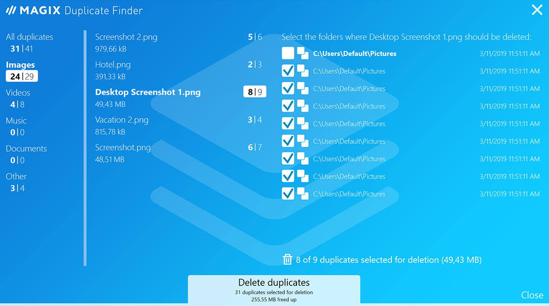 Dubbele vinden Dubbele vinden