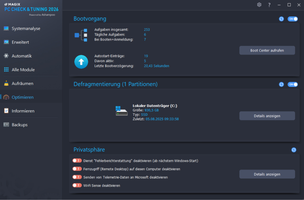 Der ultimative Leistungs-Check