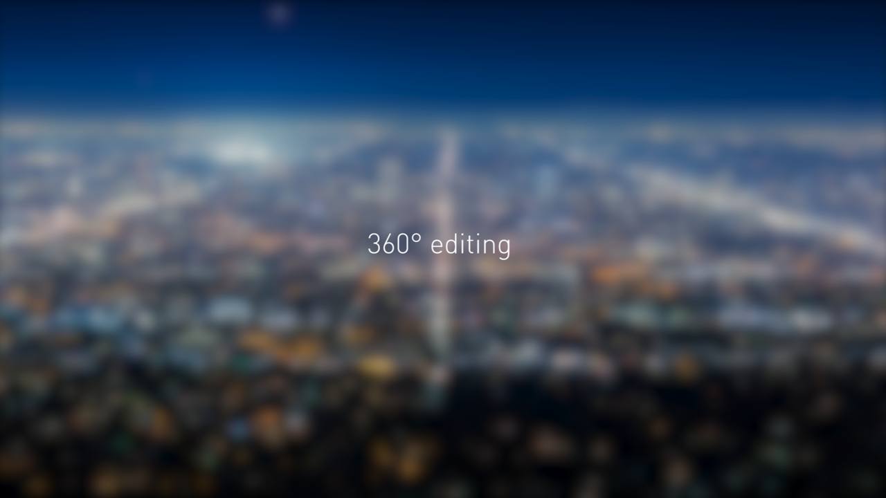 360 degree editing
