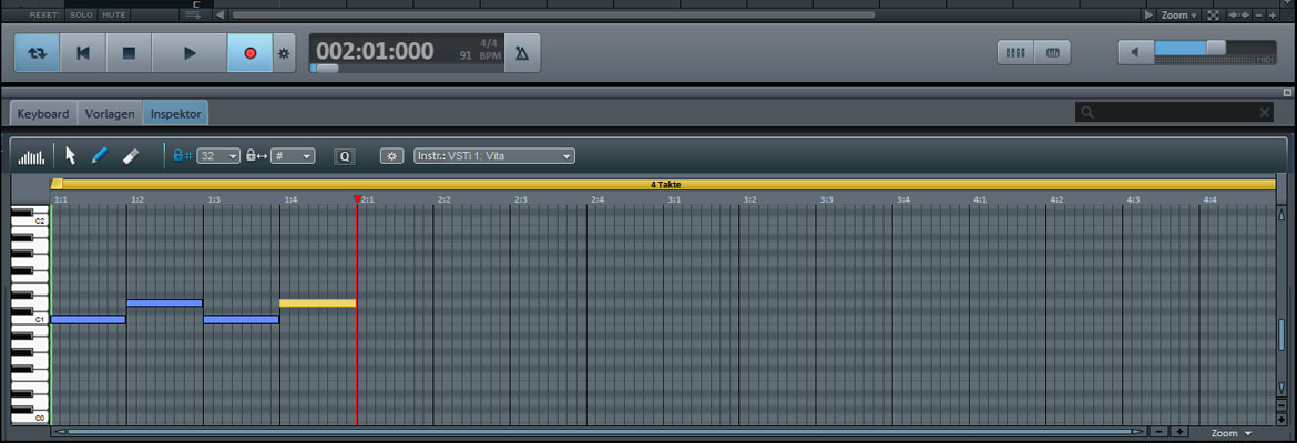 Hip Hop Beat – Grundschema Hip Hop Beat – Grundschema