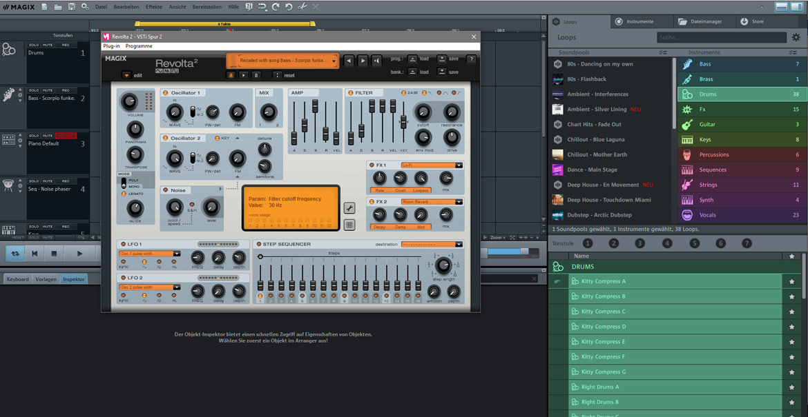 Beats bauen mit dem Revolta 2 Synthesizer Beats bauen mit dem Revolta 2 Synthesizer