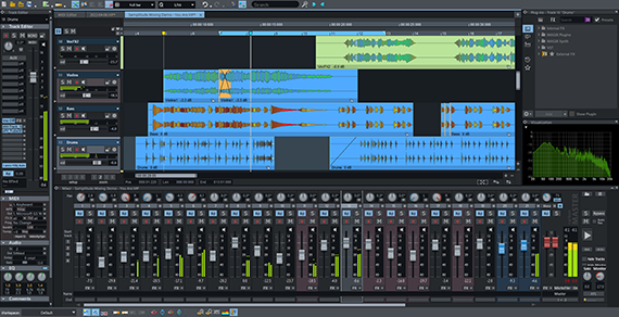 Samplitude User Interface Screenshot Samplitude