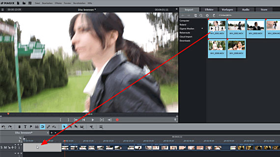 Mehrere Videos auf DVD brennen Videodateien zusammenstellen