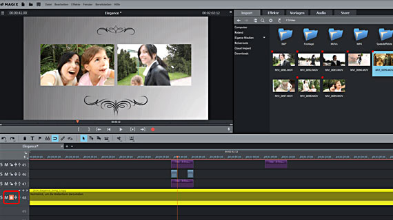 Trailer mit gesperrter Spur Trailer-Detailansicht