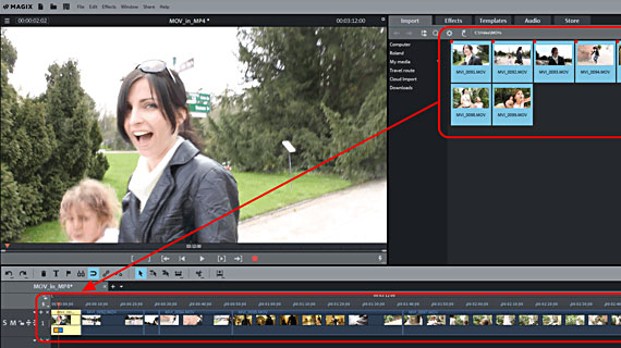 Converting multiple MOVs to MP4 Combining MOV videos