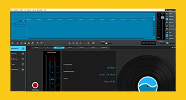 SOUND FORGE Audio Cleaning Lab - Import-Tab