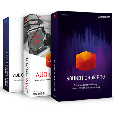 SOUND FORGE Audio Studio & Pro