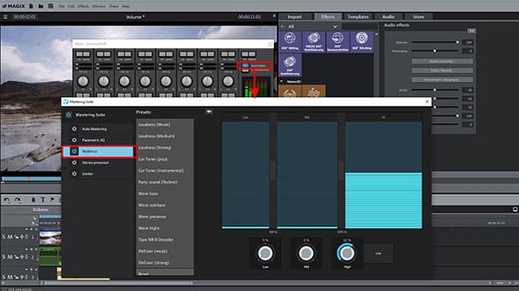 Increase volume with multiband compressor