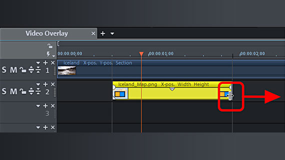 Video overlay: Set length of fade-in