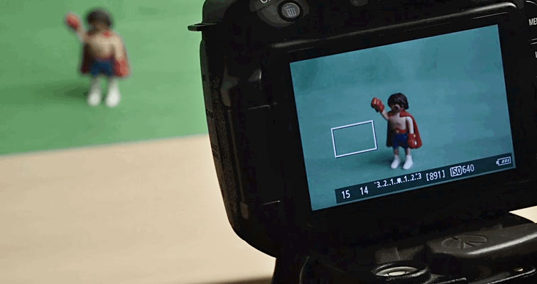 Fotoserie aufnehmen Stop-Motion-Animationsvideo