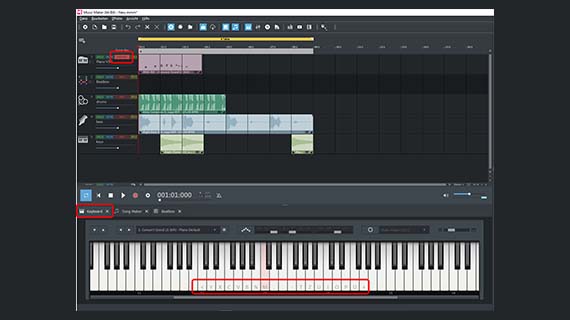 Switch the track to MIDI recording mode