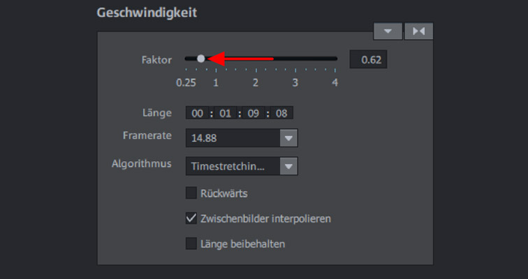 Zeitlupeneffekt Slow-Motion-Effekt