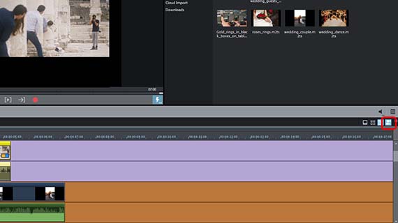 Multicam-Schnitt Synchronisierte Videos am Vorschaumonitor zusammenschneiden (Multicam-Modus)