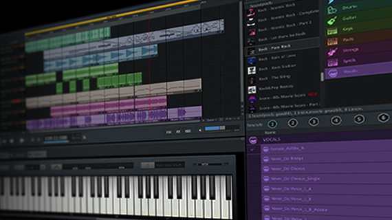 Audio effects at a glance Music software interface