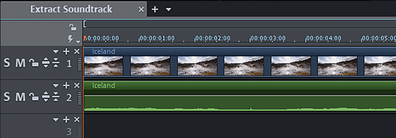 Separating sound from video