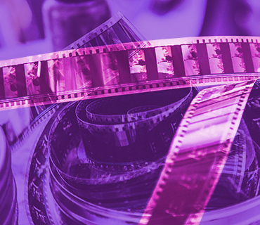 Film einer Filmrolle Videofilm einer Filmrolle