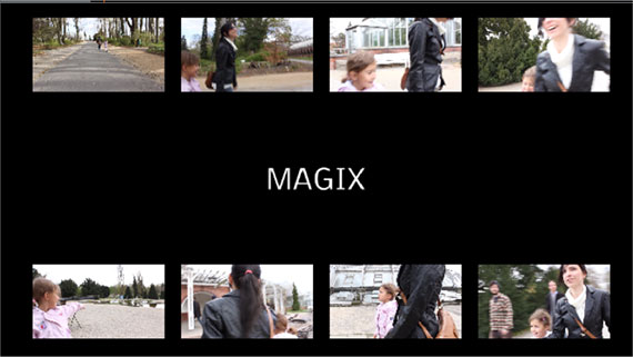 Video collage with title Finished video collage with title