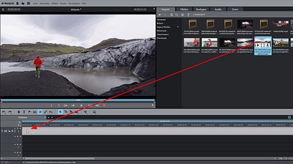 Video importieren Lautstärke erhöhen: Video-Import