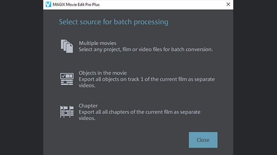 Traitement par lots de la modification d'un format vidéo Convertir plusieurs vidéos