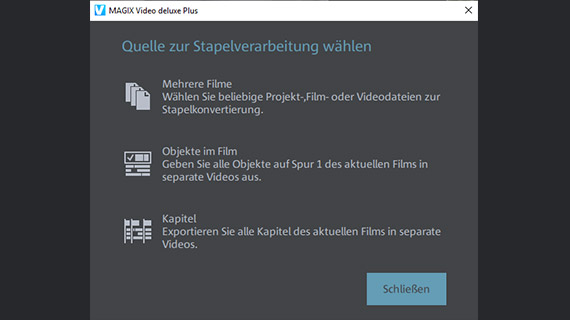 Videoformat ändern per Stapelverarbeitung Mehrere Videos konvertieren