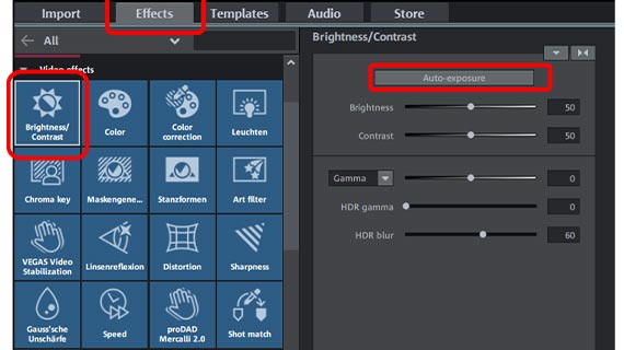 How to enhance quality using auto-exposure