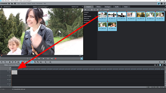 MP4-Videos laden MP4 zusammenführen