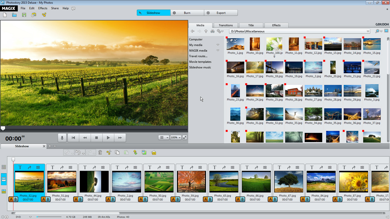 Magix photostory on dvd 2016 deluxe free serial number