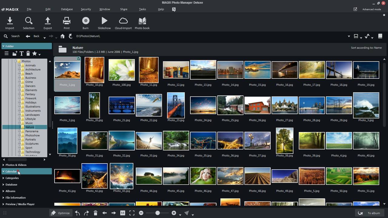 MAGIX Photo Manager Deluxe - Photo editing program