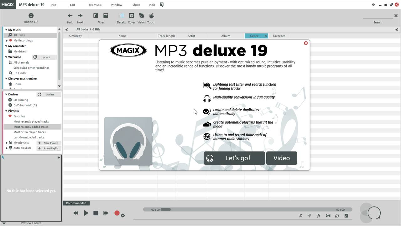 MAGIX MP3 Deluxe 19 CD Key